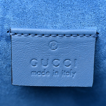 Gucci GG Supreme Monogram Embroidered Medium Dionysus Shoulder Bag Blue 6 of 12