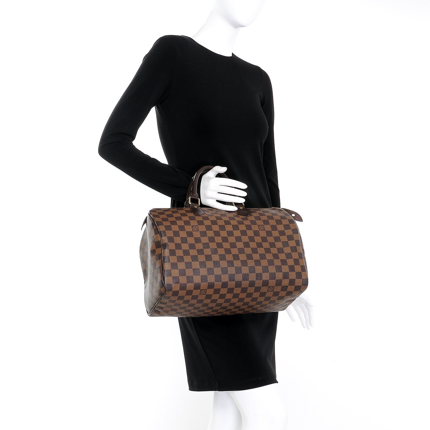 Louis Vuitton Damier Ebene Speedy 35 2 of 12
