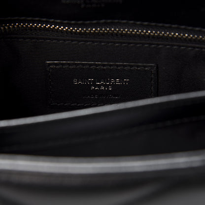 Saint Laurent Calfskin Y Quilted Monogram Toy Loulou Crossbody Bag Black 7 of 11