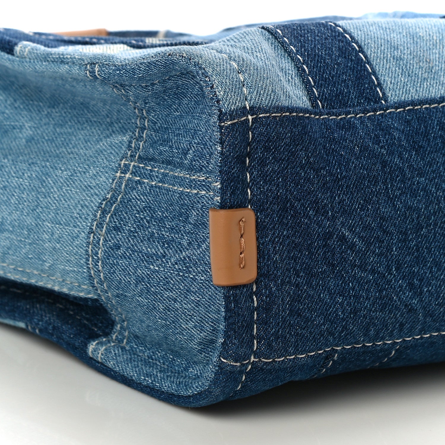 Marc Jacobs Denim Canvas Small Tote Bag Blue 9 of 11