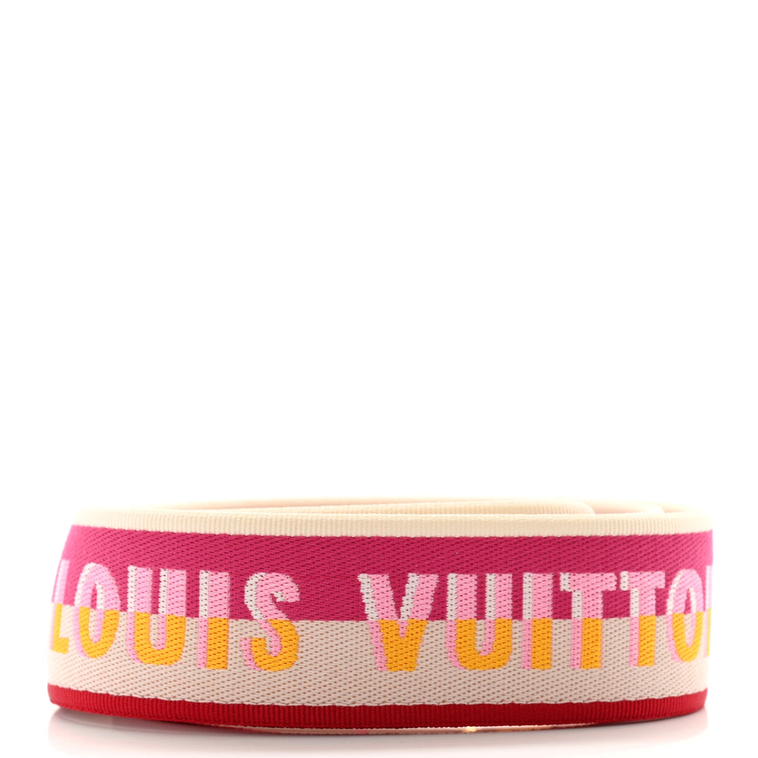Louis Vuitton Jacquard Speedy Bandouliere 20 Shoulder Strap Fuchsia 2 of 3