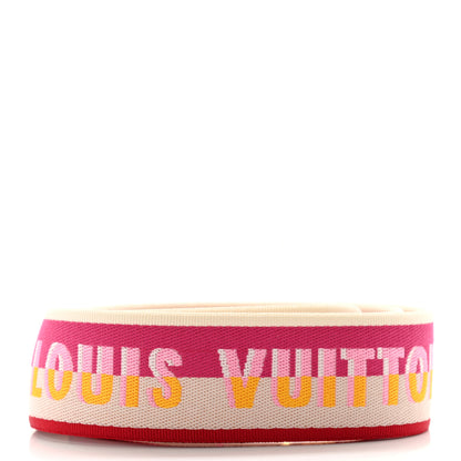 Louis Vuitton Jacquard Speedy Bandouliere 20 Shoulder Strap Fuchsia 2 of 3