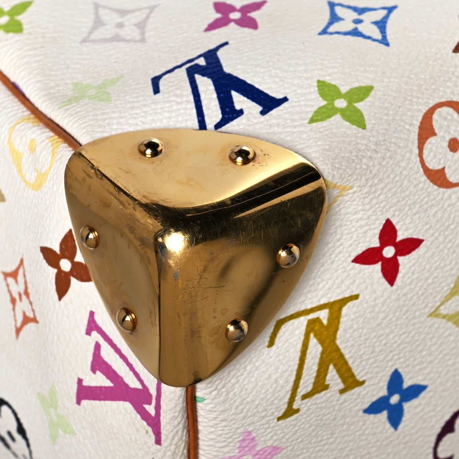 Louis Vuitton Monogram Multicolor Speedy 30 White 10 of 17