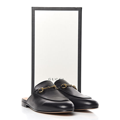Gucci Calfskin Womens Princetown Slippers 39.5 Black 9 of 9