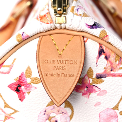 Louis Vuitton Watercolor Aquarelle Speedy 35 White 6 of 12