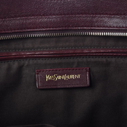 Saint Laurent Sheepskin Large Cabas ChYc Plum 6 of 7