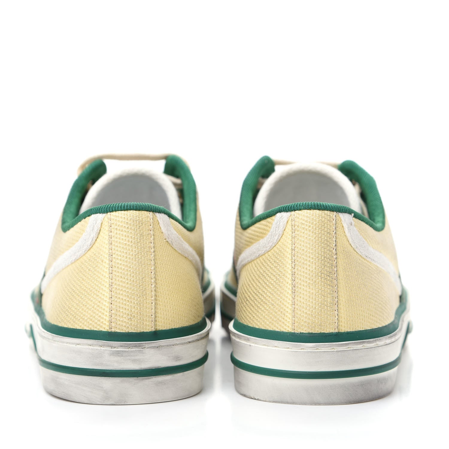 Gucci Canvas Web Womens 1977 Tennis Sneakers 39.5 Burro Mystic White 7 of 10