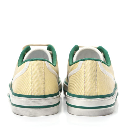 Gucci Canvas Web Womens 1977 Tennis Sneakers 39.5 Burro Mystic White 7 of 10