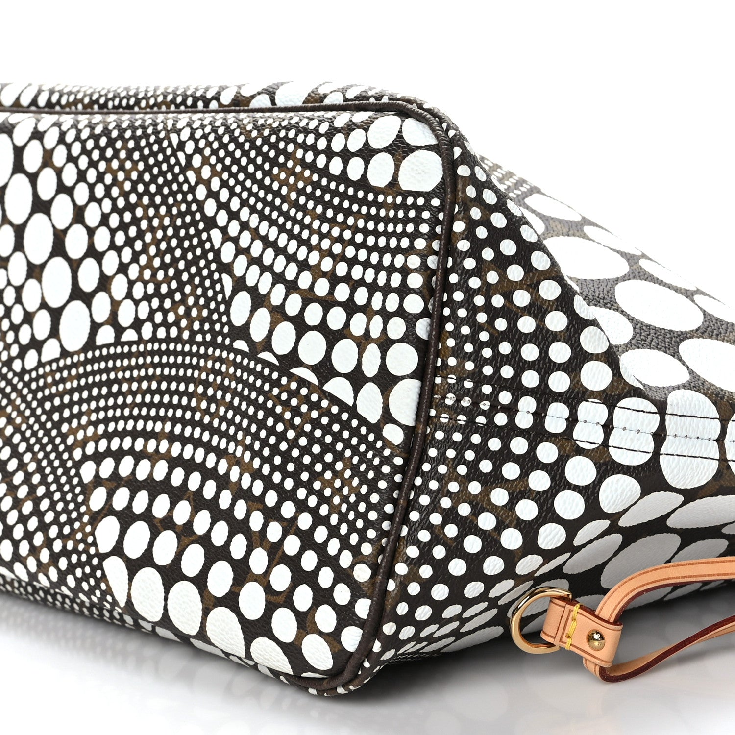 Louis Vuitton Monogram Kusama Waves Neverfull MM White 9 of 9