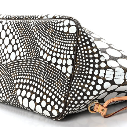 Louis Vuitton Monogram Kusama Waves Neverfull MM White 9 of 9