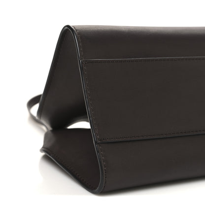 The Row Smooth Calfskin Peggy Bag Chestnut 9 of 10