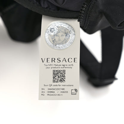 Versace Nylon Palazzo Medusa Belt Bag Black Ruthenium 6 of 8