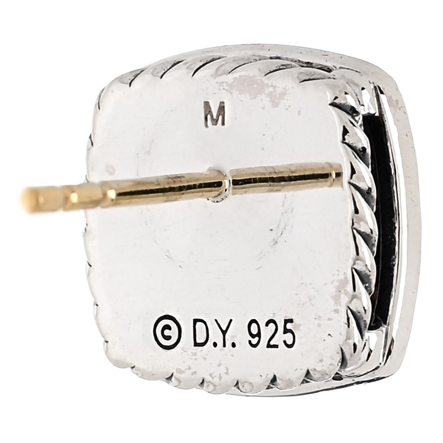 Sterling Silver Diamond Blue Topaz 7mm Petite Albion Earrings