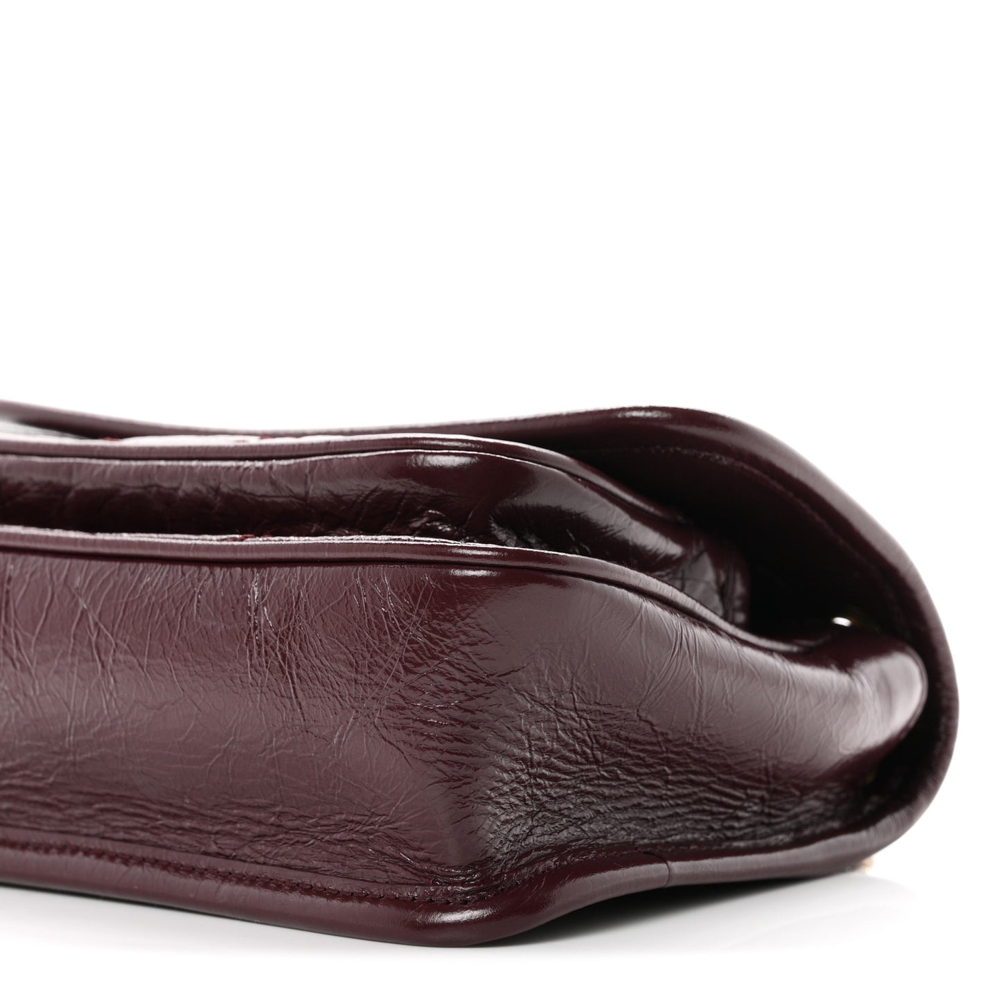 Grained Lambskin Monogram Mini Niki Chain Satchel Arabica
