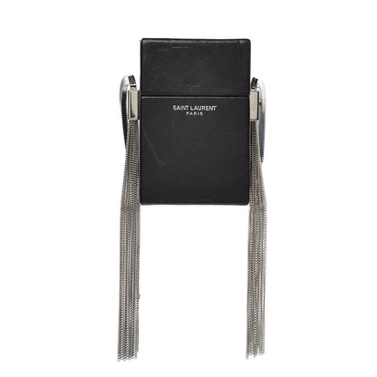 Saint Laurent Lambskin Smoking Box Crossbody Black 1 of 6