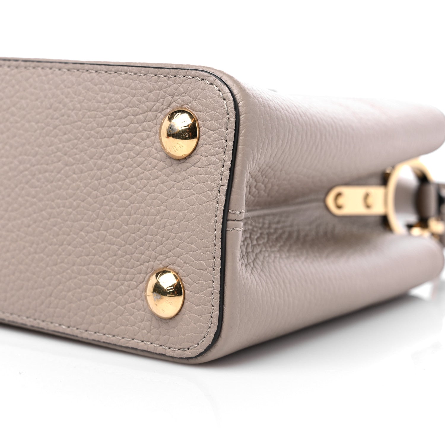 Louis Vuitton Taurillon Capucines BB Galet 8 of 8