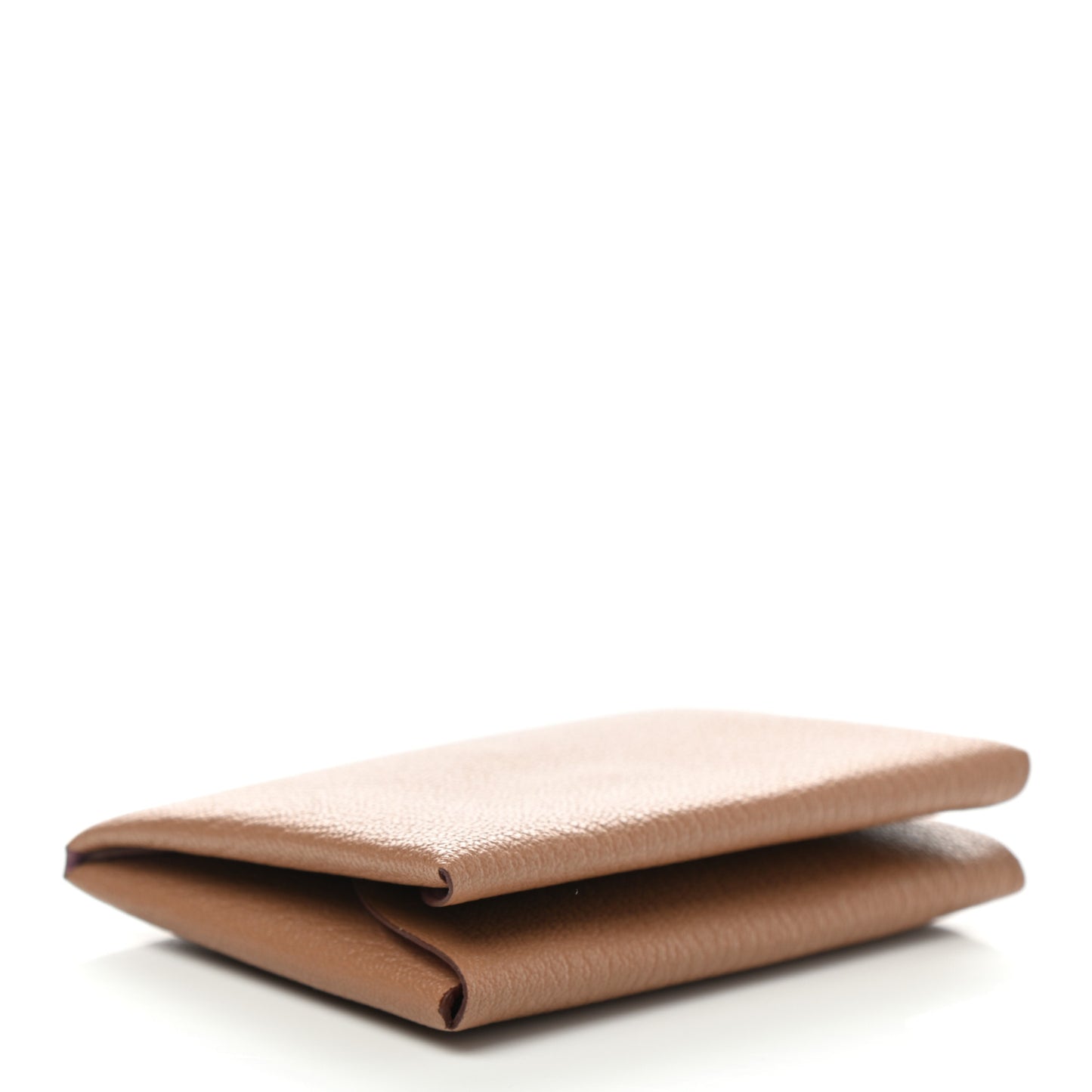 Chevre Mysore Verso Calvi Duo Card Case Quebracho Mauve Sylvestre