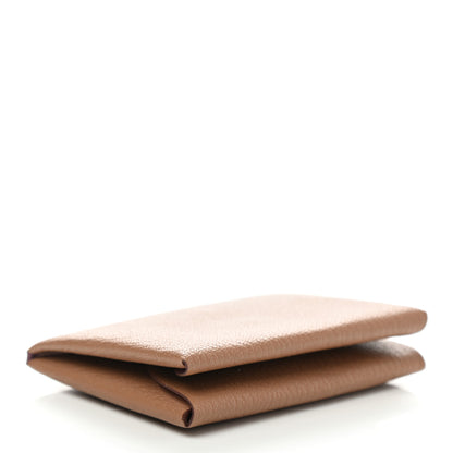 Hermes Chevre Mysore Verso Calvi Duo Card Case Quebracho Mauve Sylvestre 4 of 8