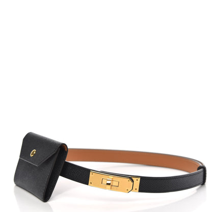 Hermes Epsom Kelly Pocket Belt Black 3 of 8