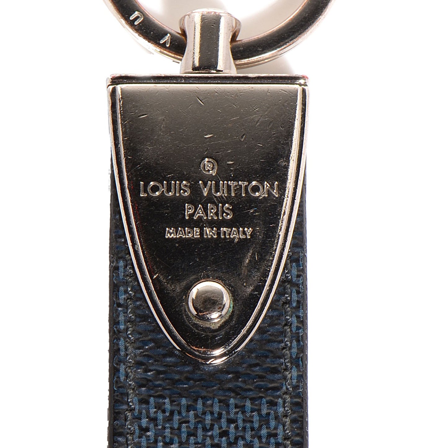 Damier Cobalt Dragonne LV Key Holder
