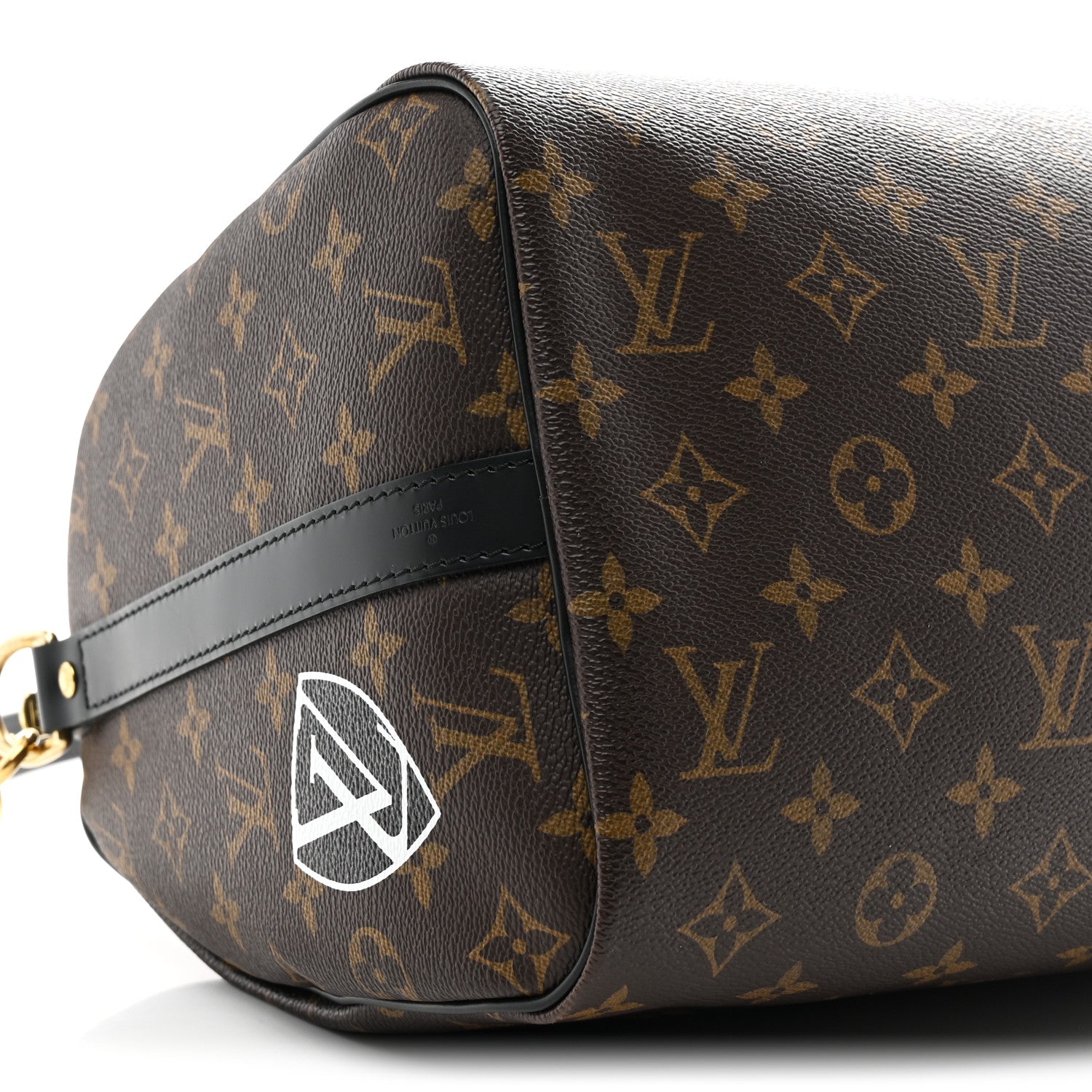Louis Vuitton Monogram My World Tour Speedy Bandouliere 30 Black 7 of 8
