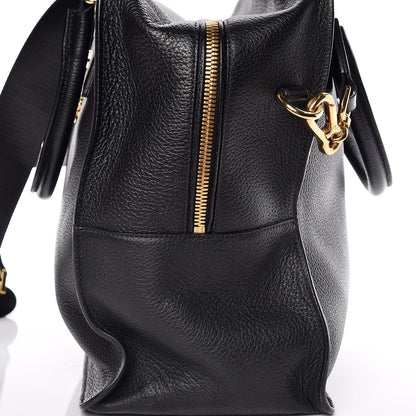 Versace Calfskin Palazzo Holdall Bag Black 13 of 13