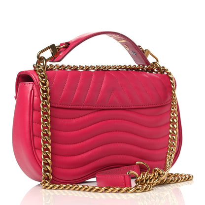 Louis Vuitton Calfskin New Wave Chain MM Rose Freesia 3 of 13