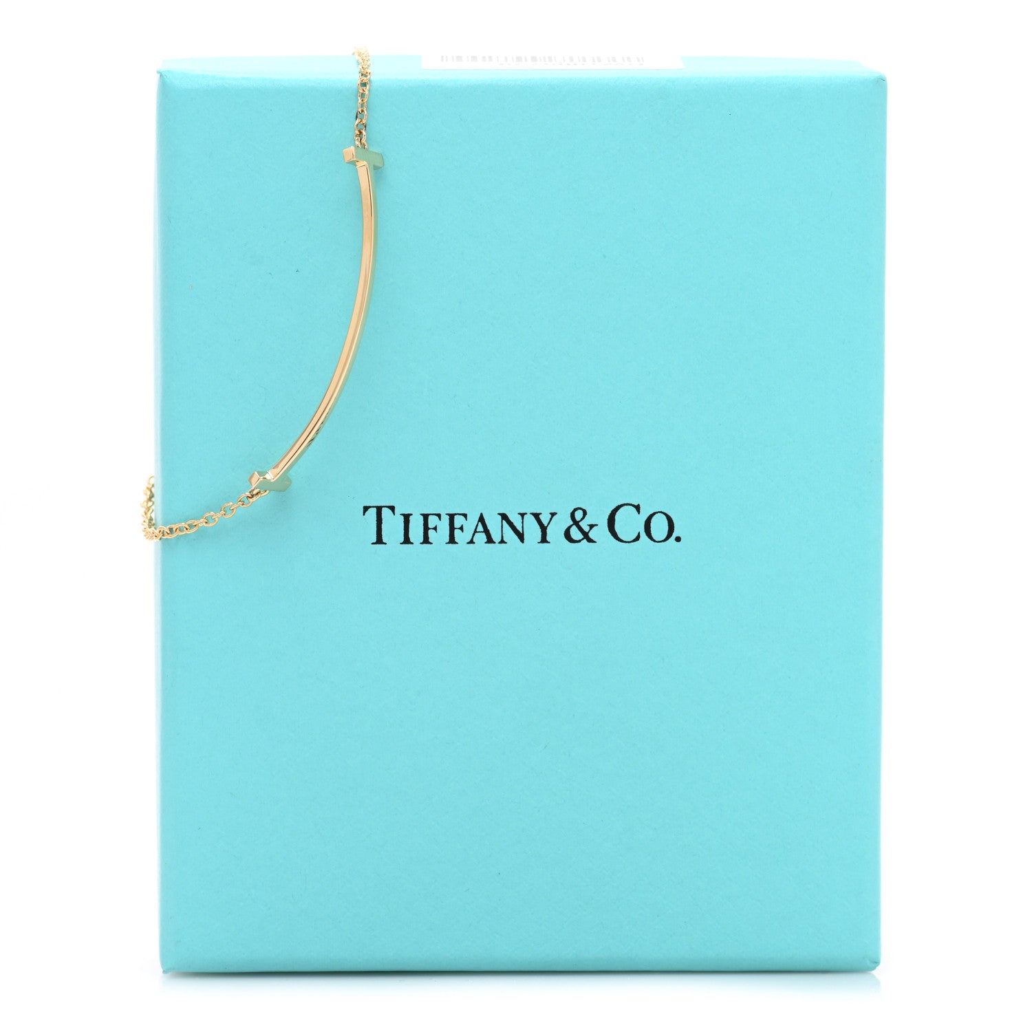 Tiffany 18K Yellow Gold T Smile Bracelet 4 of 4