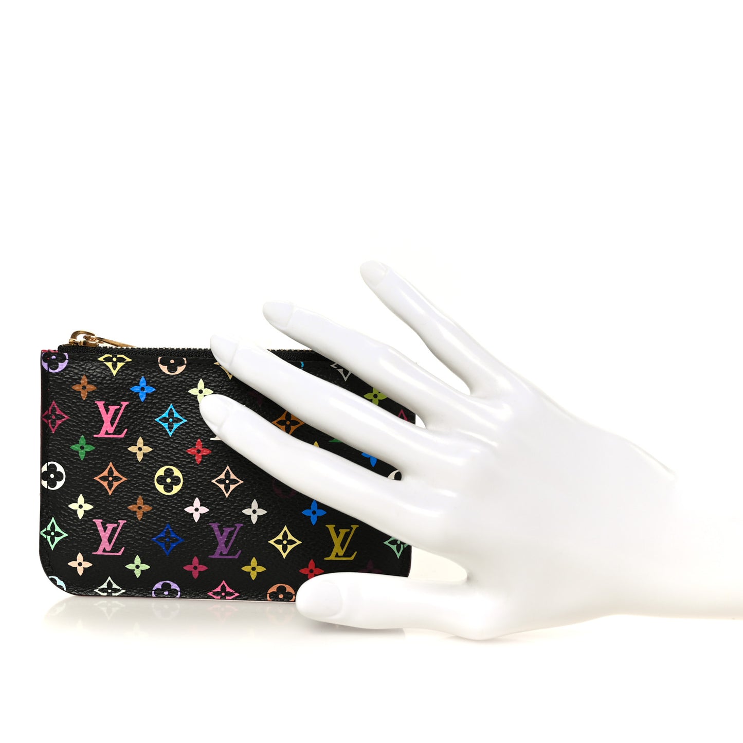 Monogram Multicolor Key Pouch Black Grenade