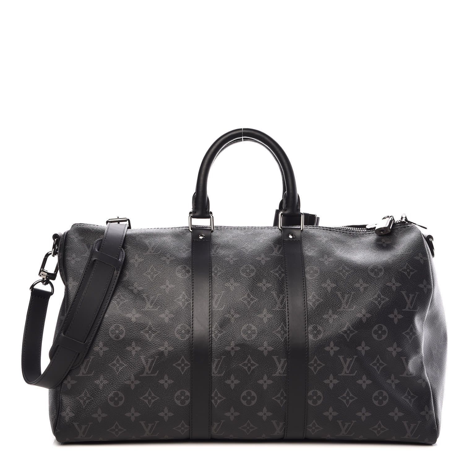 Louis Vuitton Monogram Eclipse Keepall Bandouliere 45 1 of 12