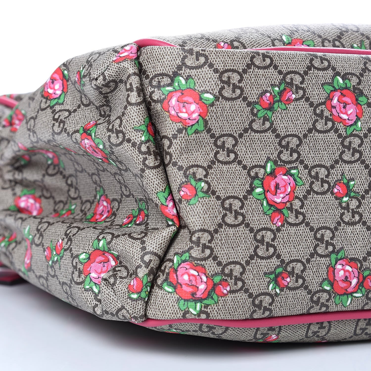 Gucci GG Supreme Monogram Rose Bud Diaper Bag Pink 10 of 11