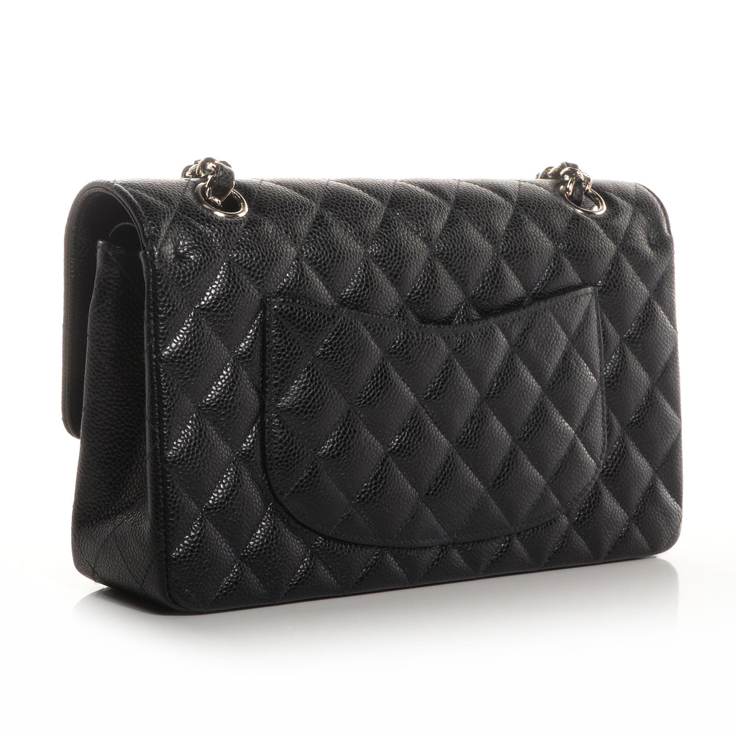 Chanel Caviar Quilted Medium Double Flap Black 3 of 8