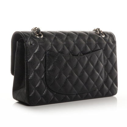 Chanel Caviar Quilted Medium Double Flap Black 3 of 8