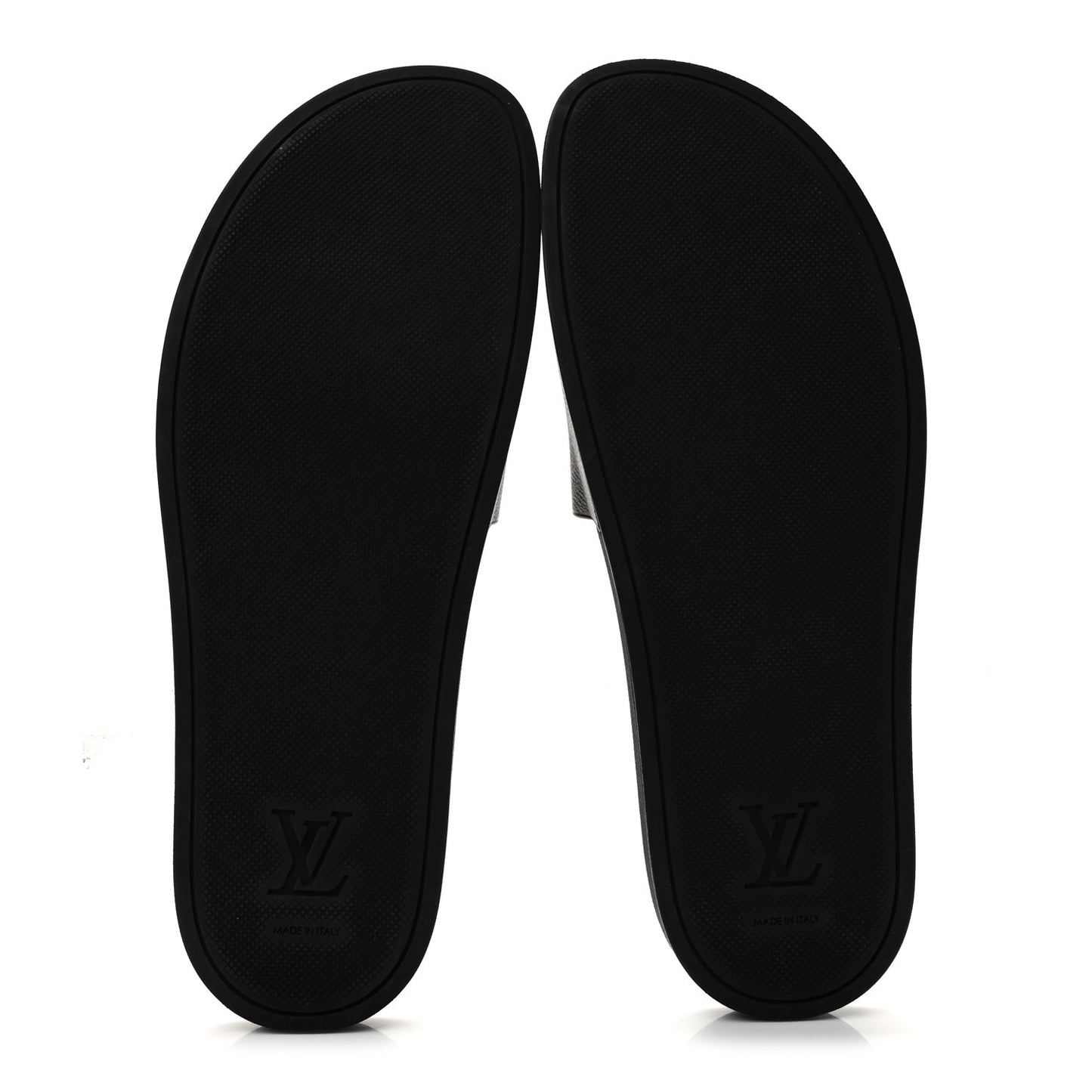 Rubber Monogram Mens Waterfront Mules 10 Macassar
