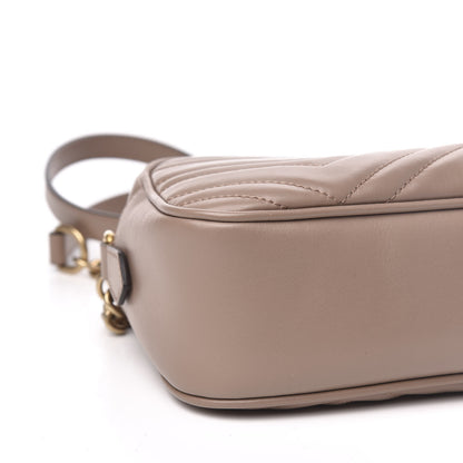Gucci Calfskin Matelasse Small GG Marmont Chain Shoulder Bag Porcelain Rose 8 of 10