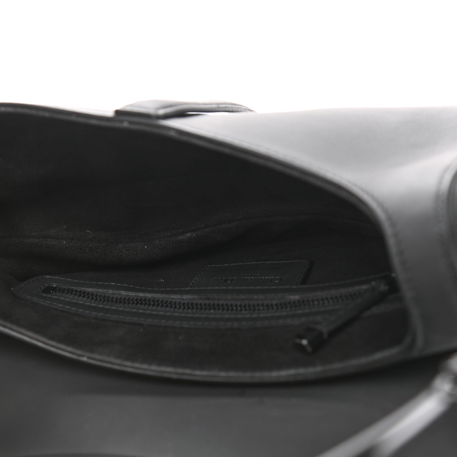 Christian Dior Ultra Matte Calfskin Saddle Bag Black 7 of 10