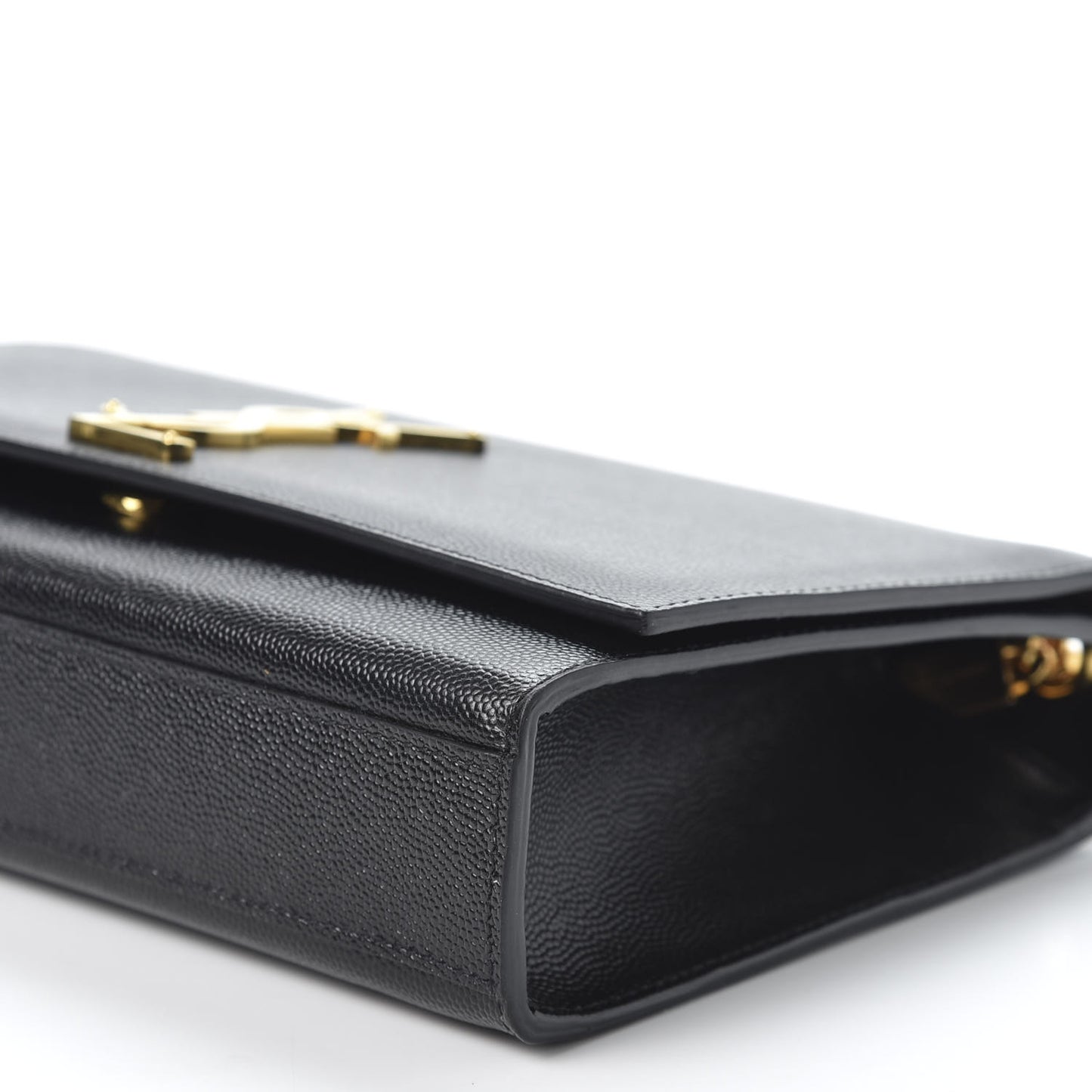 Grain De Poudre Medium Classic Monogram Kate Satchel Black