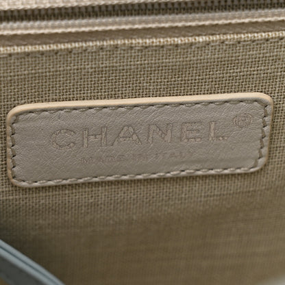 Chanel Mixed Fibers Small Deauville Tote Light Blue 8 of 12