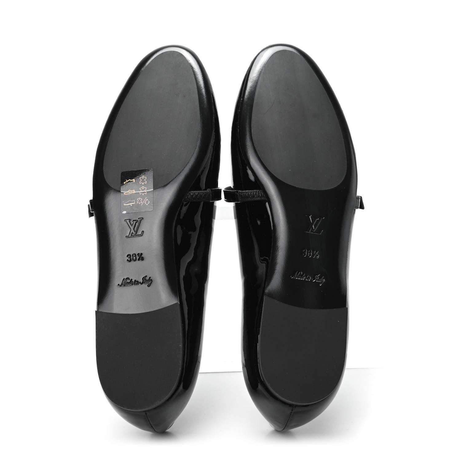 Louis Vuitton Patent Uniformes Ballerina Flat 38.5 Black 5 of 7