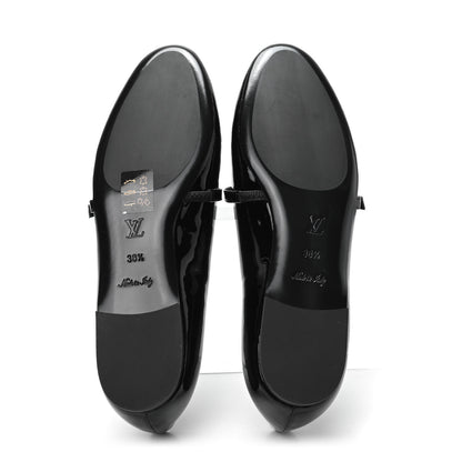 Louis Vuitton Patent Uniformes Ballerina Flat 38.5 Black 5 of 7