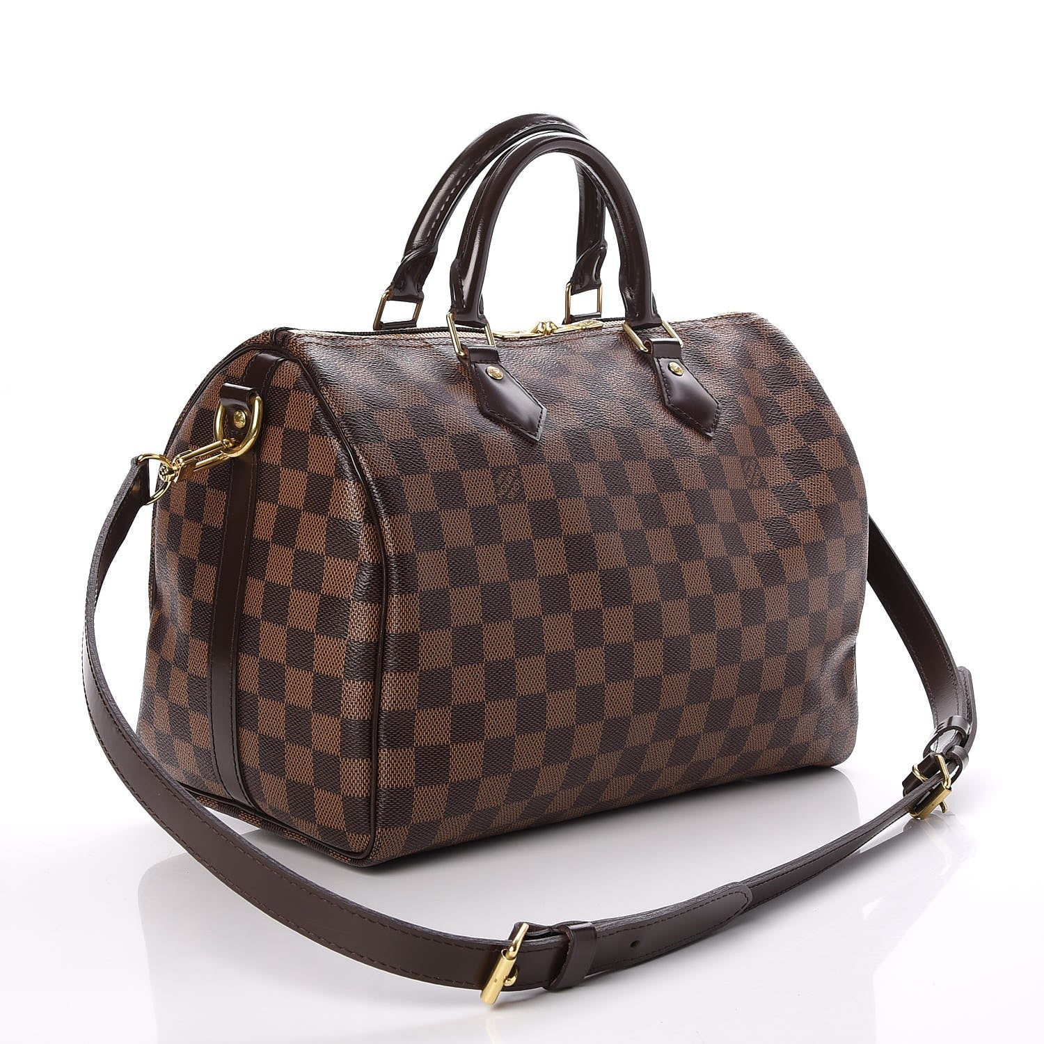 Louis Vuitton Damier Ebene Speedy Bandouliere 30 3 of 8