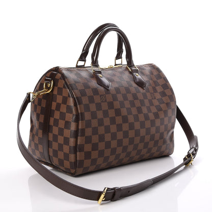 Louis Vuitton Damier Ebene Speedy Bandouliere 30 3 of 8