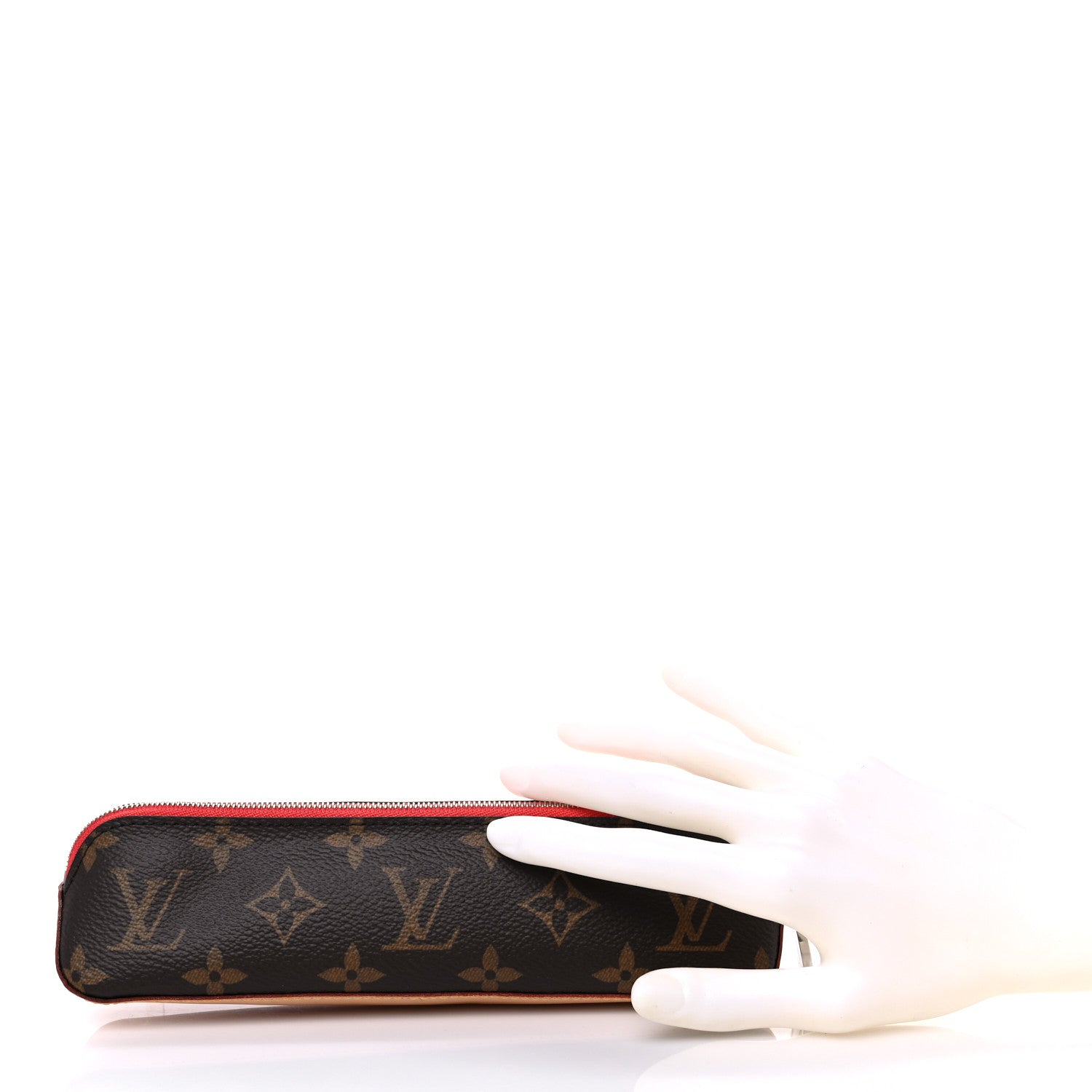 Louis Vuitton Monogram Elizabeth Pencil Pouch Red 2 of 8