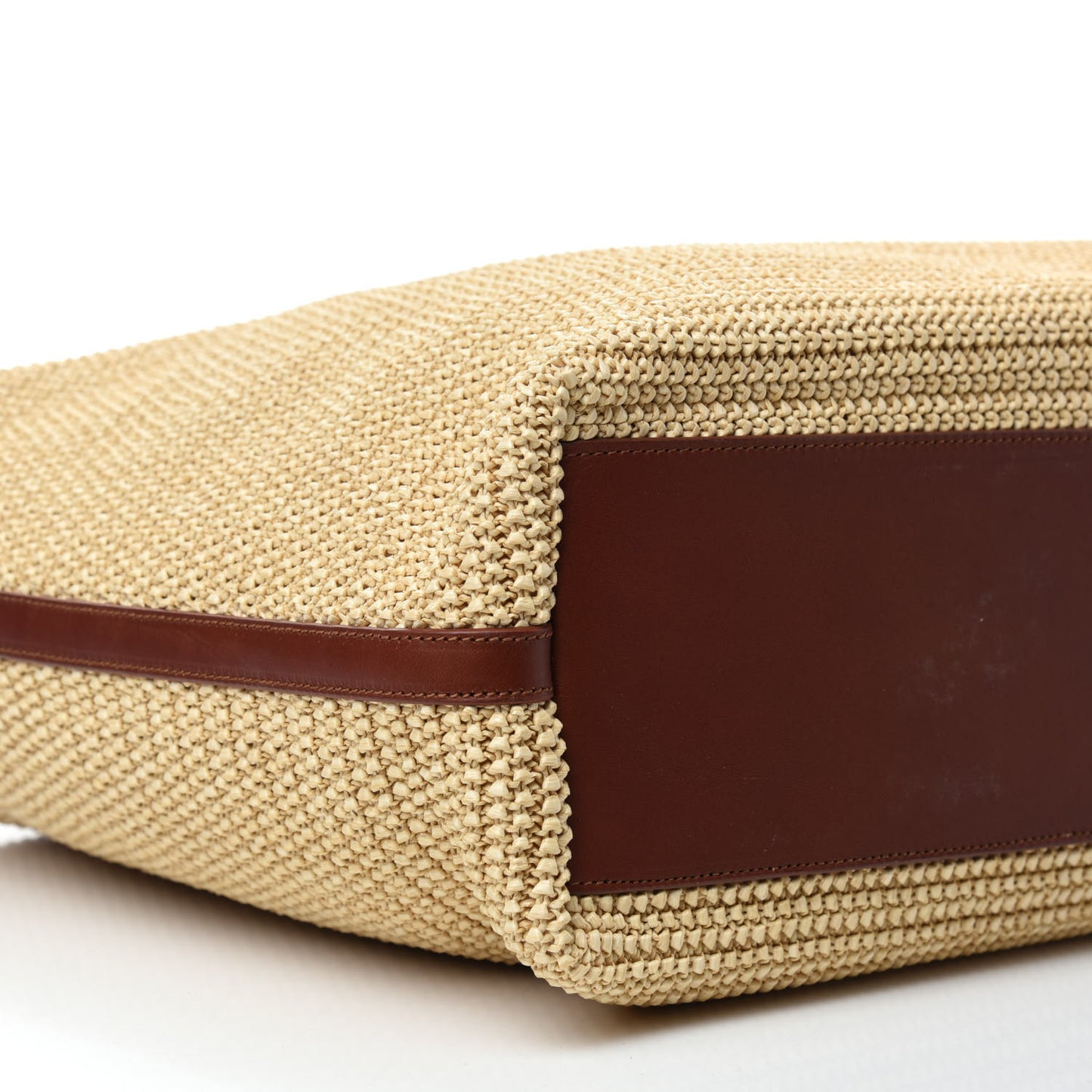 Raffia Tote Naturale Brown