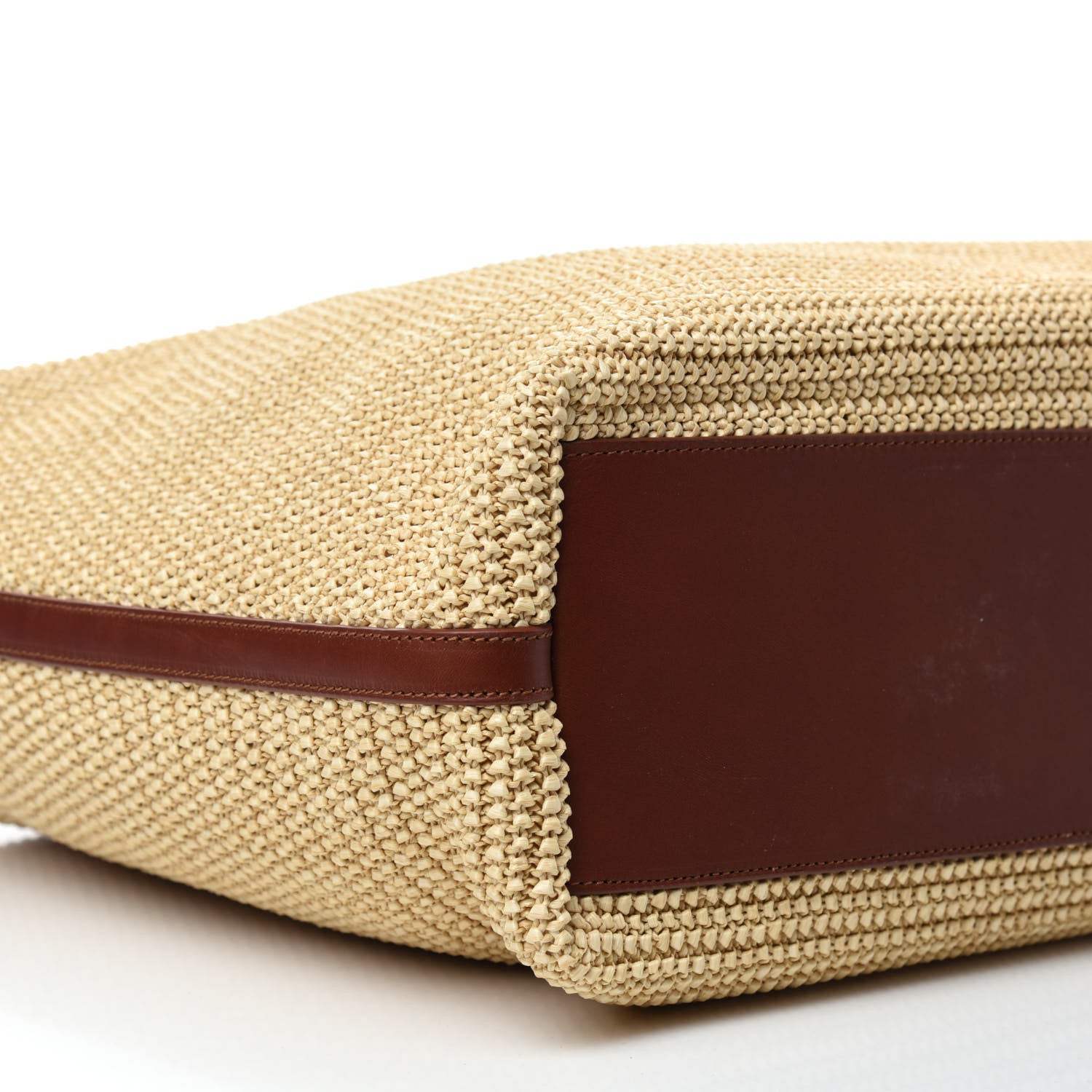 Saint Laurent Raffia Tote Naturale Brown 9 of 10