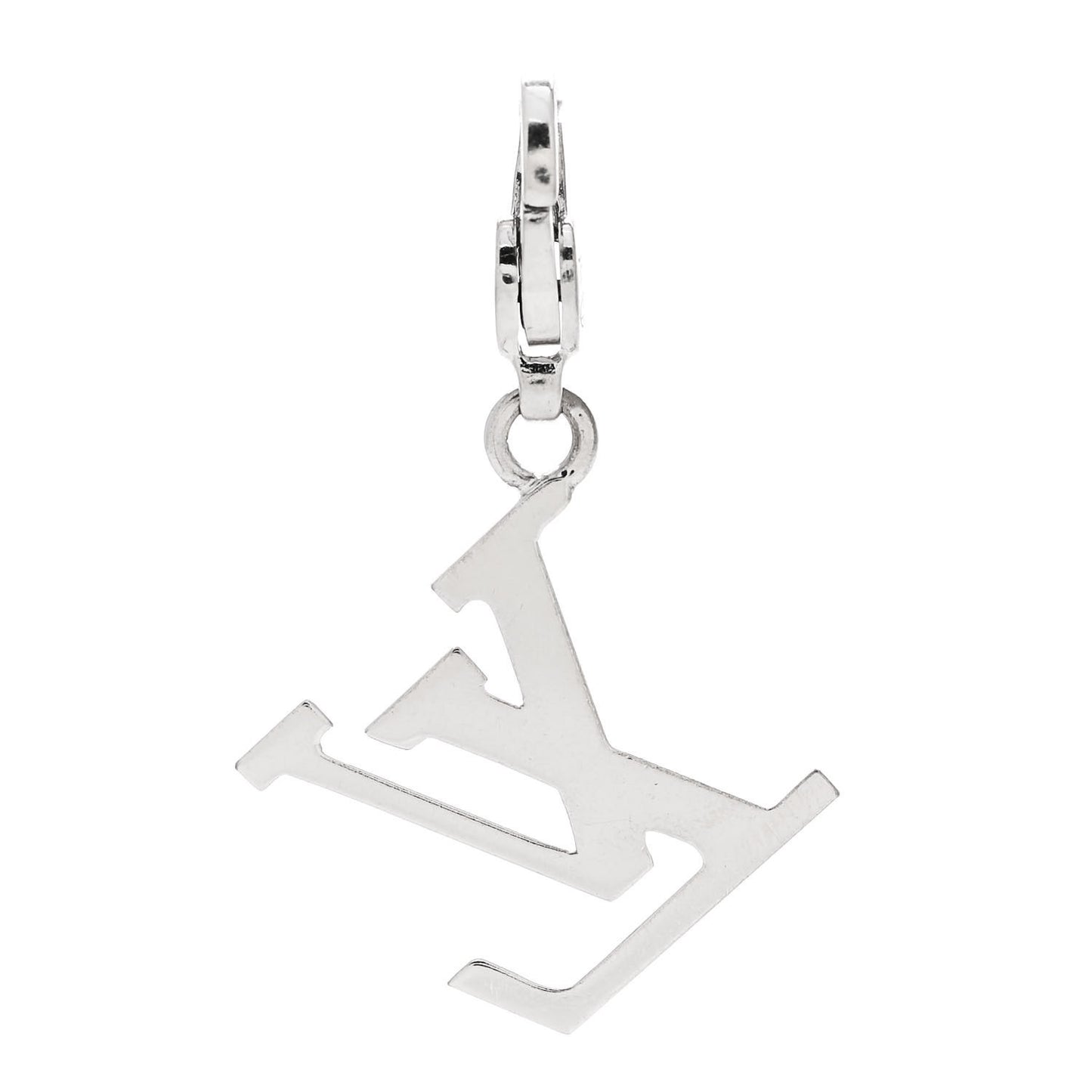 18k White Gold LV Initiales Charm