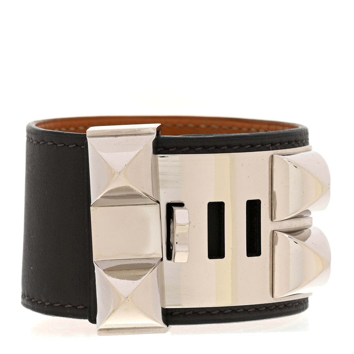 Hermes Swift Collier De Chien CDC Bracelet S Etain 3 of 6