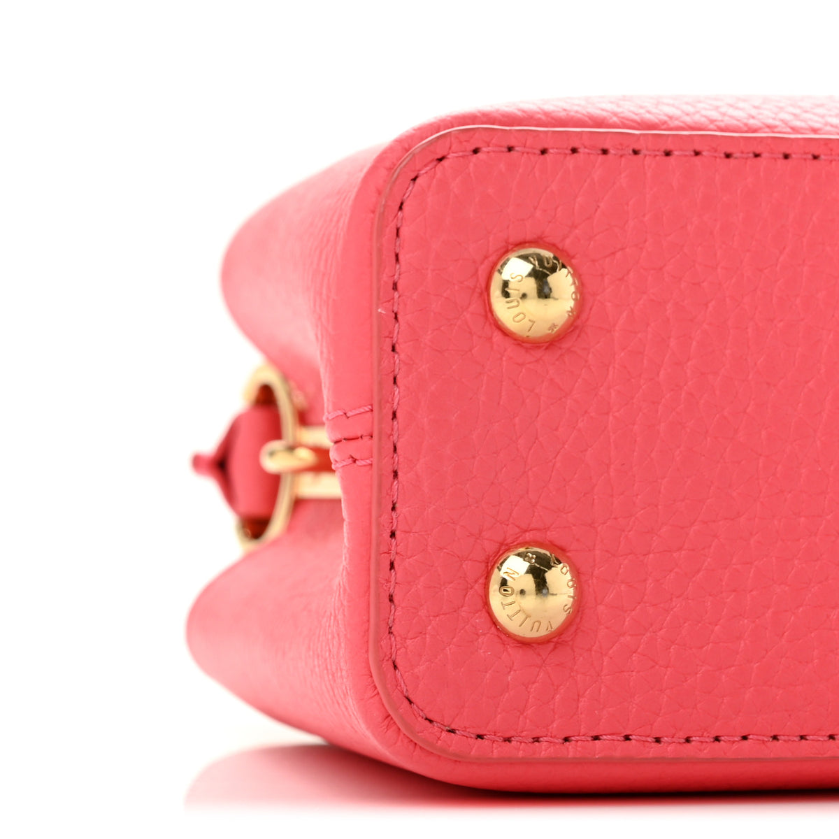 Louis Vuitton Taurillon LV Bloom Capucines Mini Pink Sky 8 of 10