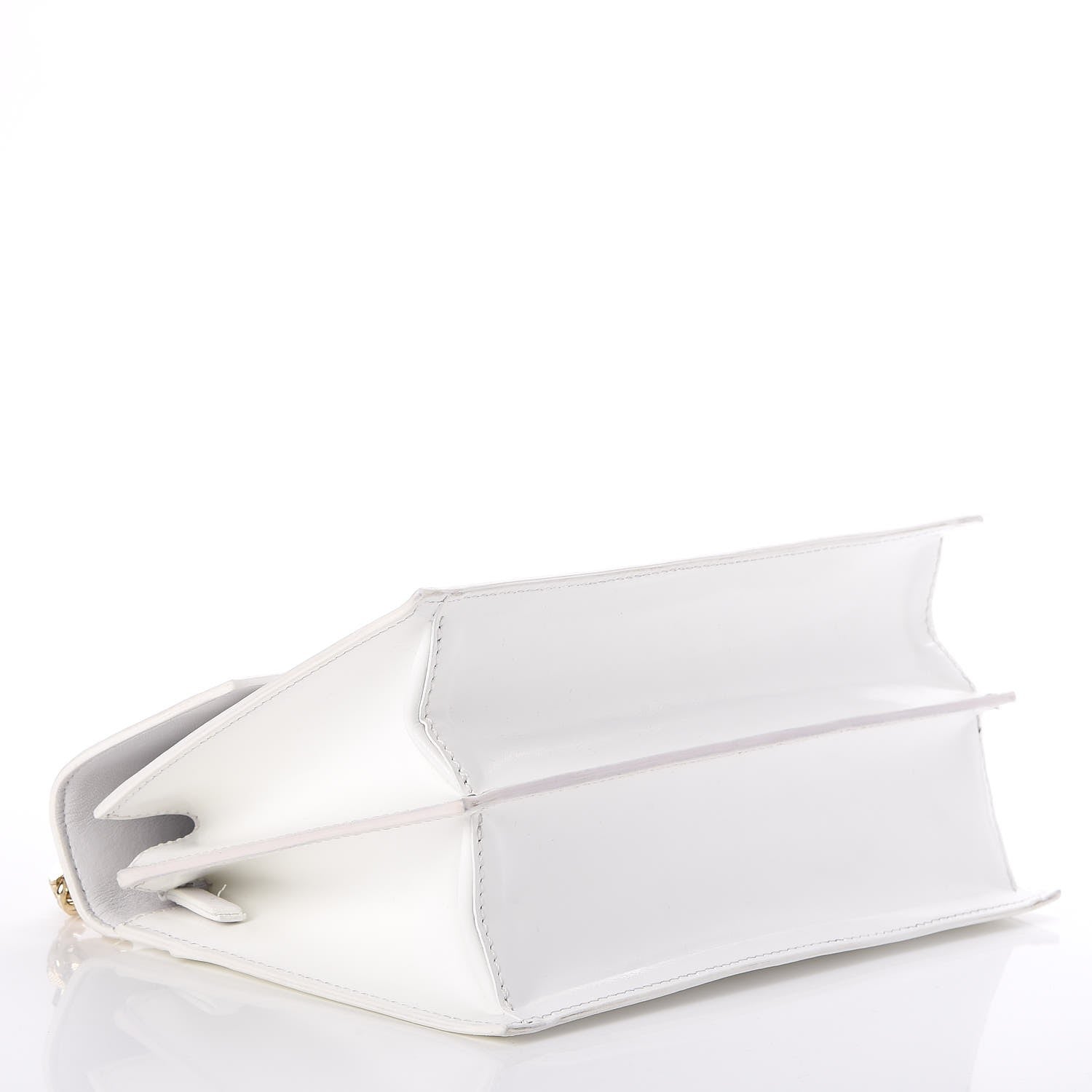 Versace Patent Large Diamante Flap White 4 of 12