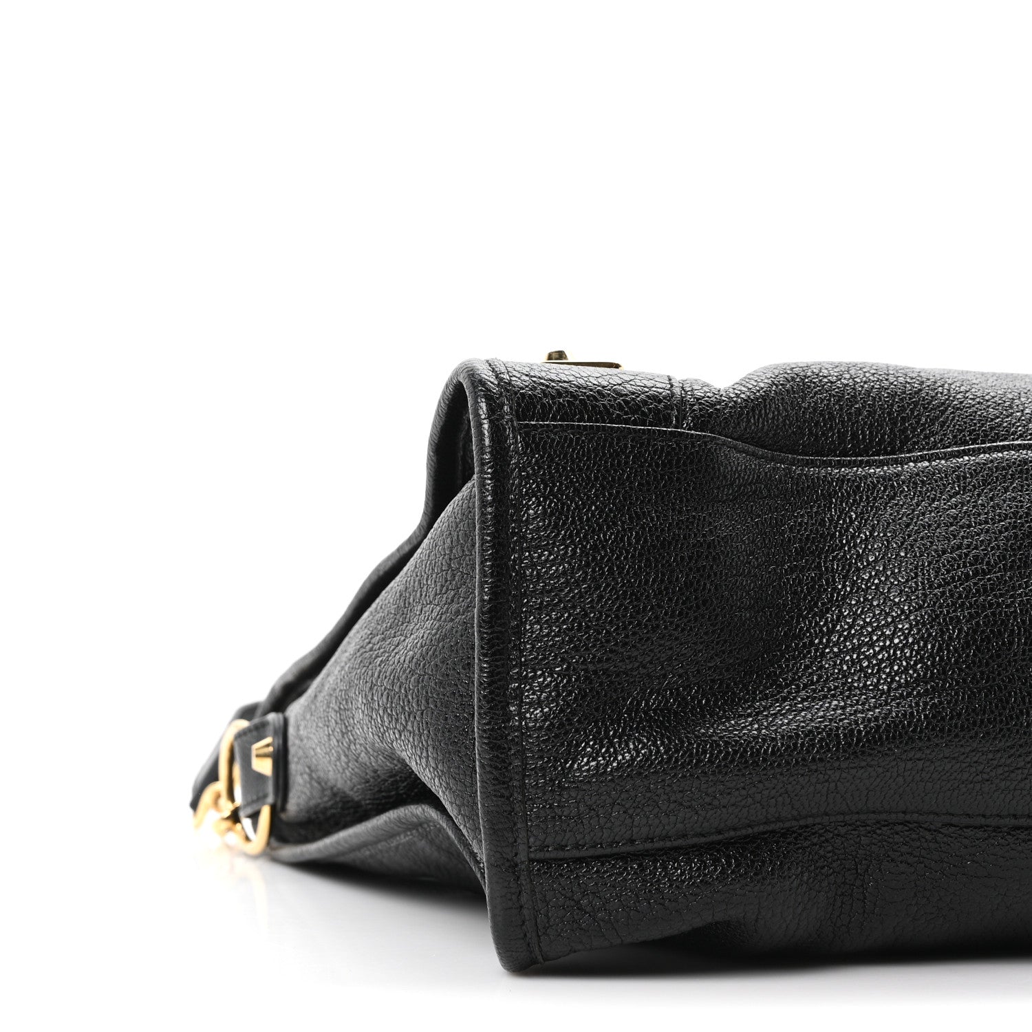 Balenciaga Chevre Gold Metallic Edge Hardware City Black 10 of 11